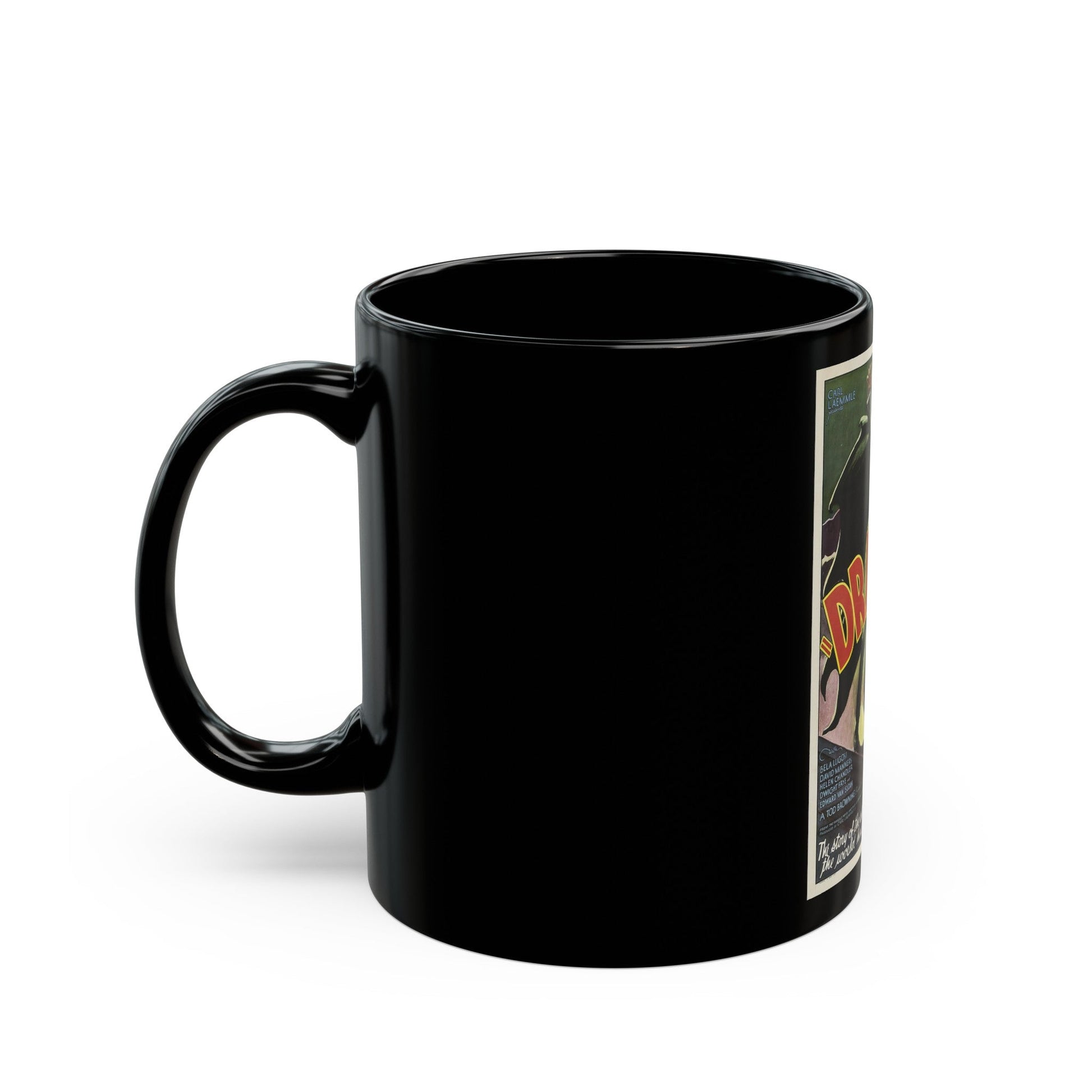 DRACULA Movie Poster - Black Coffee Mug-The Sticker Space