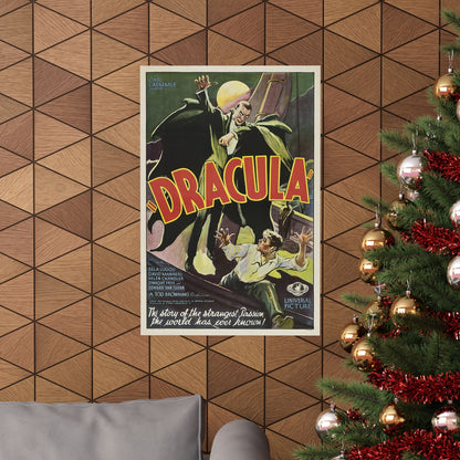 DRACULA - Paper Movie Poster-The Sticker Space