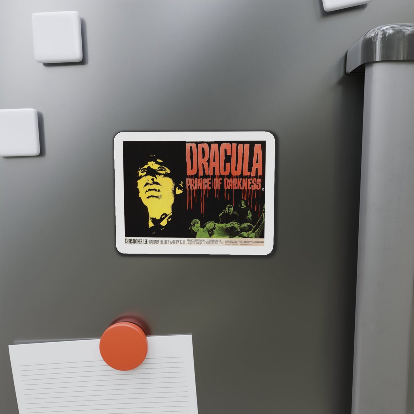 Dracula Prince of Darkness 1966 Movie Poster Die-Cut Magnet-The Sticker Space