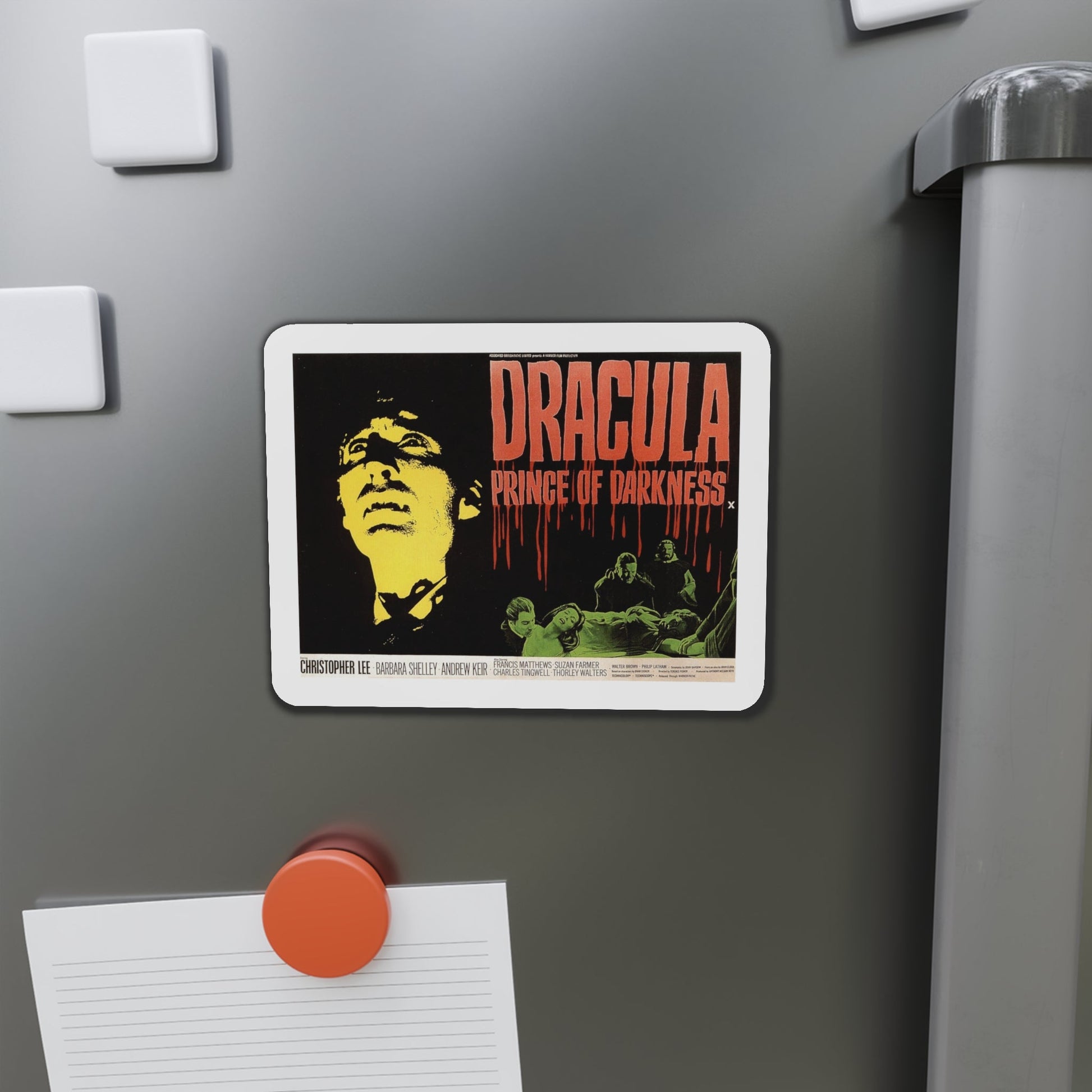 Dracula Prince of Darkness 1966 Movie Poster Die-Cut Magnet-The Sticker Space