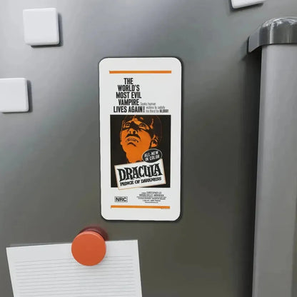 DRACULA PRINCE OF DARKNESS 1966 Movie Poster - Refrigerator Magnet - The Sticker Space