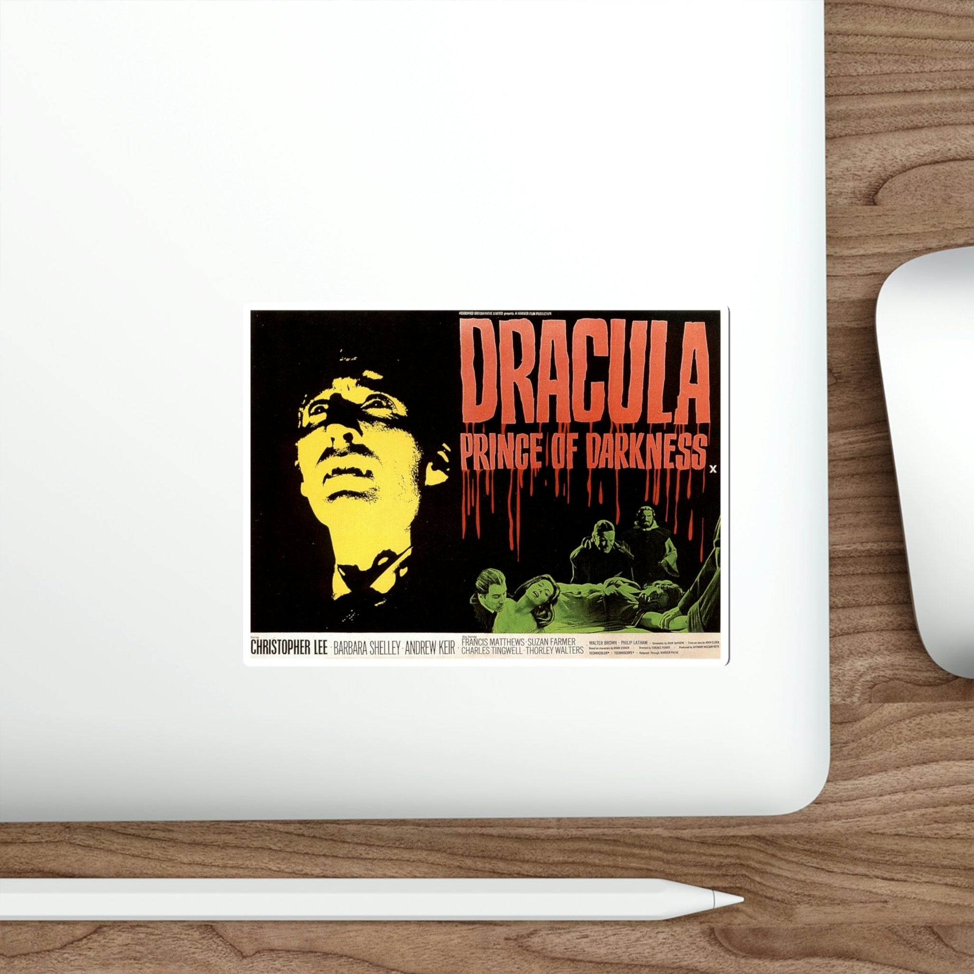 Dracula Prince of Darkness 1966 Movie Poster STICKER Vinyl Die-Cut Decal-The Sticker Space