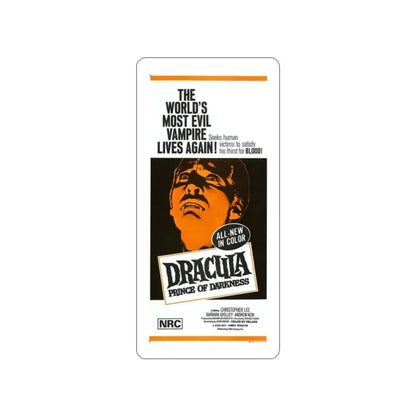 DRACULA PRINCE OF DARKNESS 1966 Movie Poster STICKER Vinyl Die-Cut Decal 2 Inch - The Sticker Space