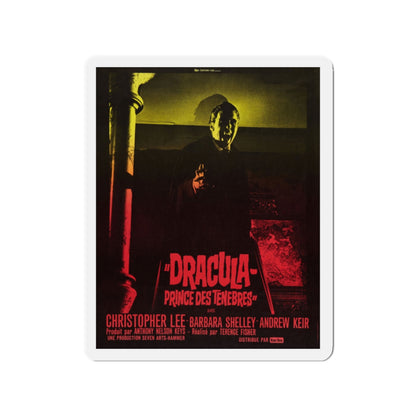 DRACULA PRINCE OF DARKNESS (FRENCH) 1966 Movie Poster - Die-Cut Magnet-2" x 2"-The Sticker Space