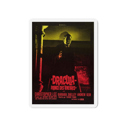 DRACULA PRINCE OF DARKNESS (FRENCH) 1966 Movie Poster - Die-Cut Magnet-5" x 5"-The Sticker Space