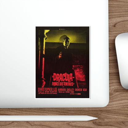 DRACULA PRINCE OF DARKNESS (FRENCH) 1966 Movie Poster STICKER Vinyl Die-Cut Decal-The Sticker Space