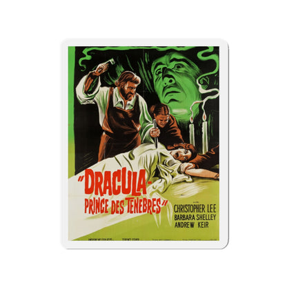 DRACULA PRINCE OF DARKNESS (FRENCH) 3 1966 Movie Poster - Die-Cut Magnet-2" x 2"-The Sticker Space