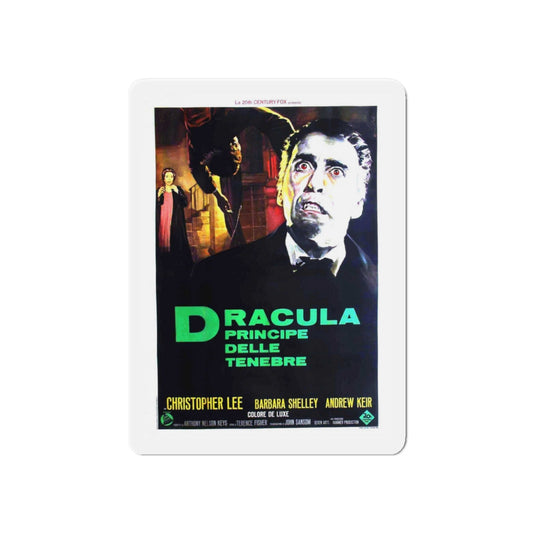 DRACULA PRINCE OF DARKNESS (ITALIAN) 1966 Movie Poster - Die-Cut Magnet-6 × 6"-The Sticker Space