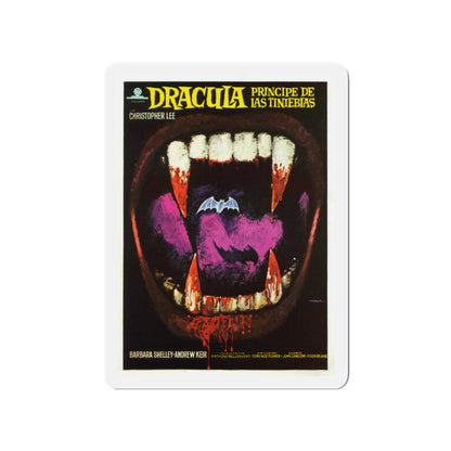 DRACULA PRINCE OF DARKNESS (SPANISH) 1966 Movie Poster - Die-Cut Magnet-4" x 4"-The Sticker Space