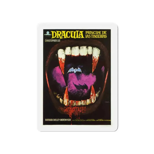 DRACULA PRINCE OF DARKNESS (SPANISH) 1966 Movie Poster - Refrigerator Magnet 6 Inch - The Sticker Space