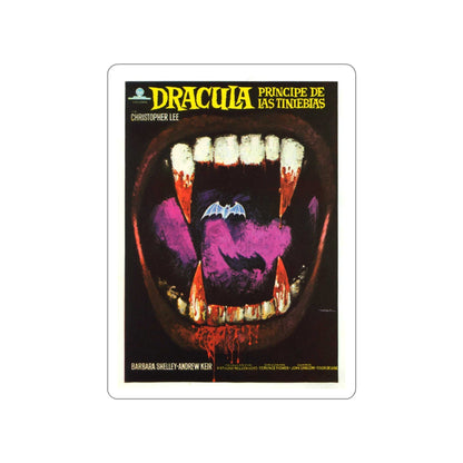 DRACULA PRINCE OF DARKNESS (SPANISH) 1966 Movie Poster STICKER Vinyl Die-Cut Decal-4 Inch-The Sticker Space