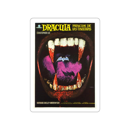 DRACULA PRINCE OF DARKNESS (SPANISH) 1966 Movie Poster STICKER Vinyl Die-Cut Decal-5 Inch-The Sticker Space