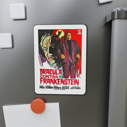 DRACULA, PRISONER OF FRANKENSTEIN 1972 Movie Poster - Die-Cut Magnet-The Sticker Space