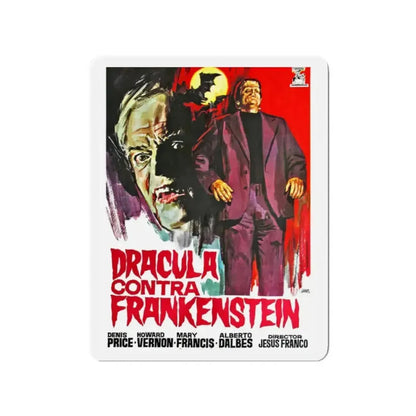 DRACULA, PRISONER OF FRANKENSTEIN 1972 Movie Poster - Refrigerator Magnet - The Sticker Space