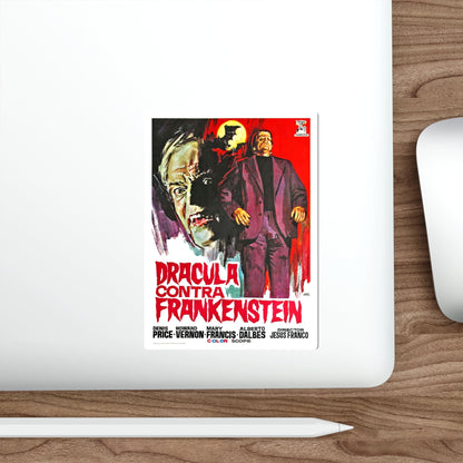 DRACULA, PRISONER OF FRANKENSTEIN 1972 Movie Poster STICKER Vinyl Die-Cut Decal-The Sticker Space