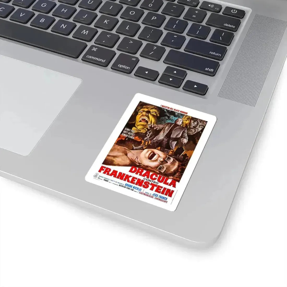 DRACULA, PRISONER OF FRANKENSTEIN (ITALIAN) 1972 Movie Poster - STICKER Vinyl Kiss-Cut Decal - The Sticker Space