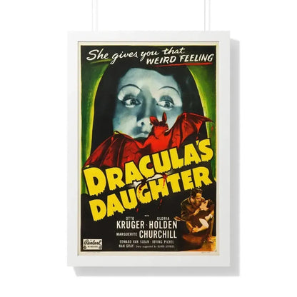 DRACULA'S DAUGHTER 1936 - Framed Movie Poster - The Sticker Space