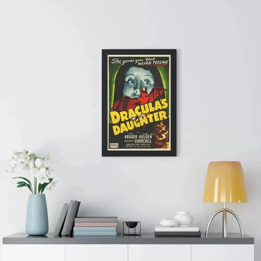 DRACULA'S DAUGHTER 1936 - Framed Movie Poster - The Sticker Space