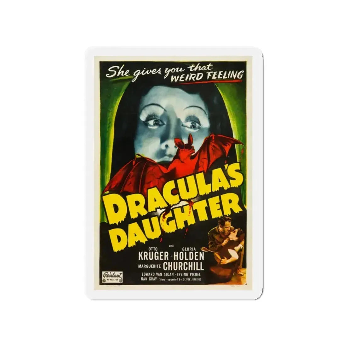 DRACULA'S DAUGHTER 1936 Movie Poster - Refrigerator Magnet 3 Inch - The Sticker Space