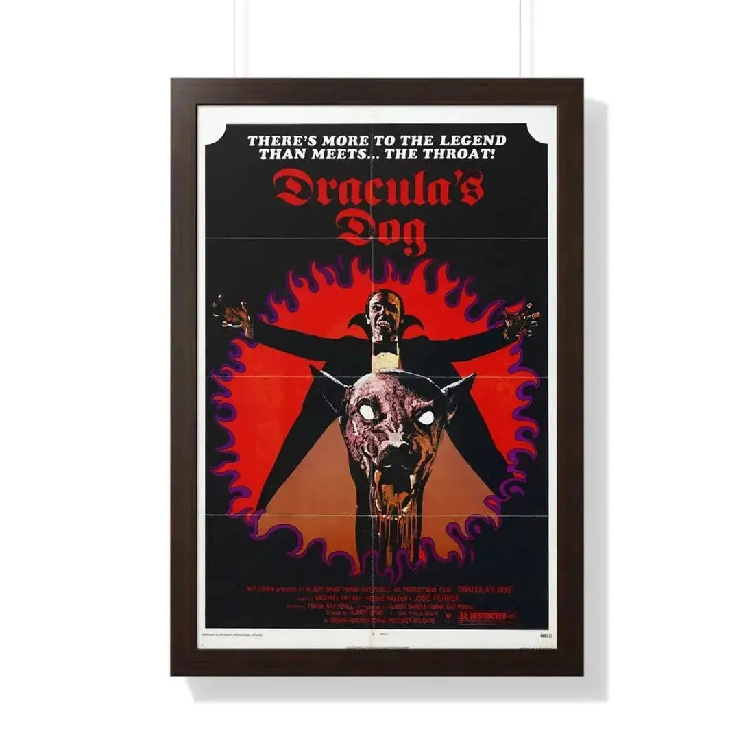 DRACULA'S DOG 1977 - Framed Movie Poster - The Sticker Space