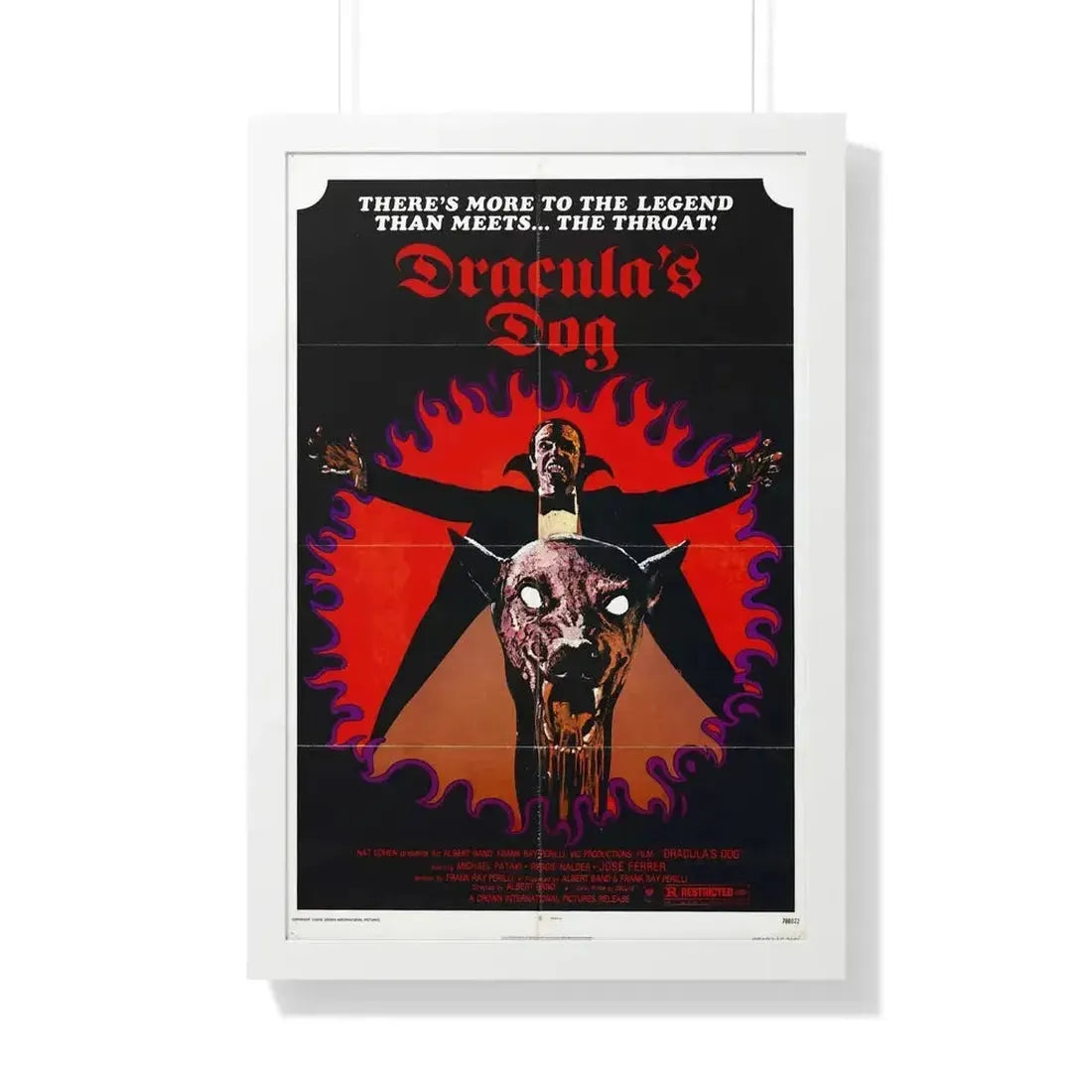 DRACULA'S DOG 1977 - Framed Movie Poster - The Sticker Space