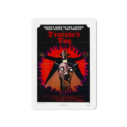 DRACULA'S DOG 1977 Movie Poster - Refrigerator Magnet 4 Inch - The Sticker Space