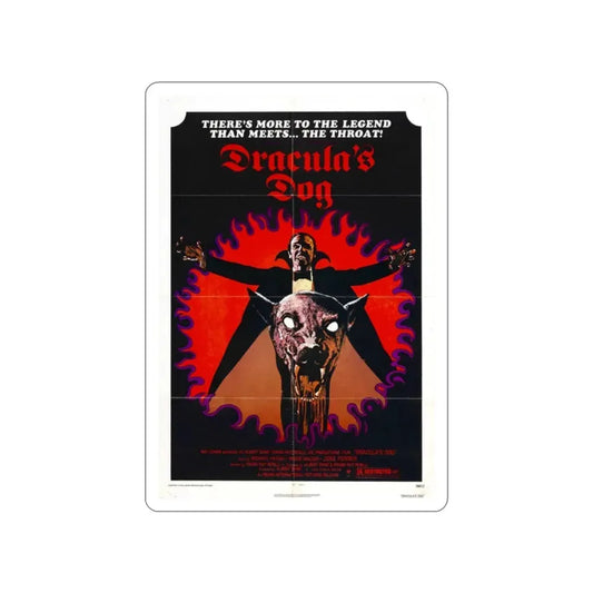 DRACULA'S DOG 1977 Movie Poster STICKER Vinyl Die-Cut Decal 2 Inch - The Sticker Space