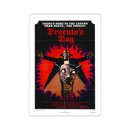 DRACULA'S DOG 1977 Movie Poster - STICKER Vinyl Kiss-Cut Decal 2 Inch White - The Sticker Space