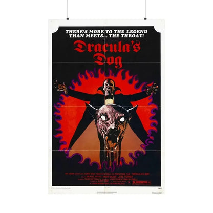 DRACULA'S DOG 1977 - Paper Movie Poster - The Sticker Space