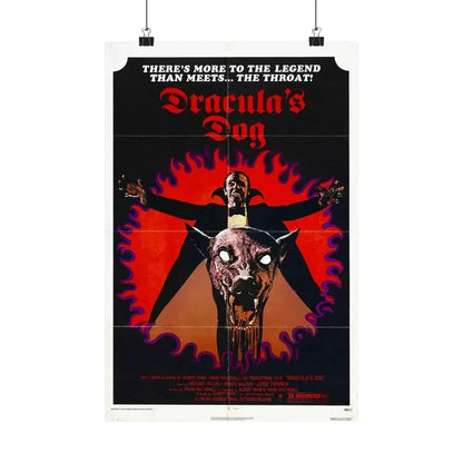 DRACULA'S DOG 1977 - Paper Movie Poster - The Sticker Space