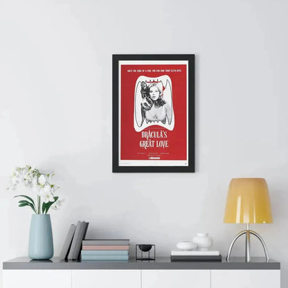 DRACULA'S GREAT LOVE 1973 - Framed Movie Poster - The Sticker Space