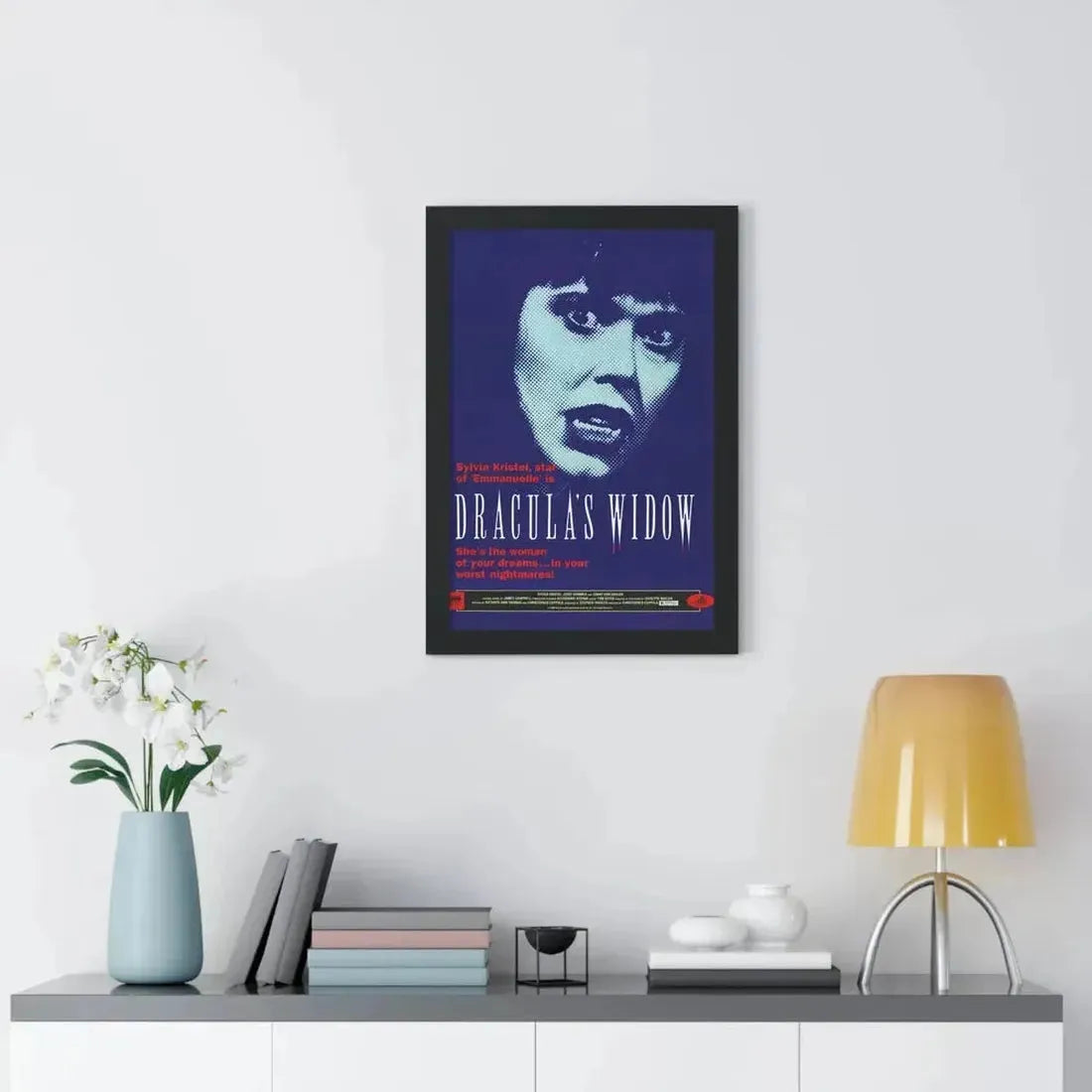DRACULA'S WIDOW 1988 - Framed Movie Poster - The Sticker Space