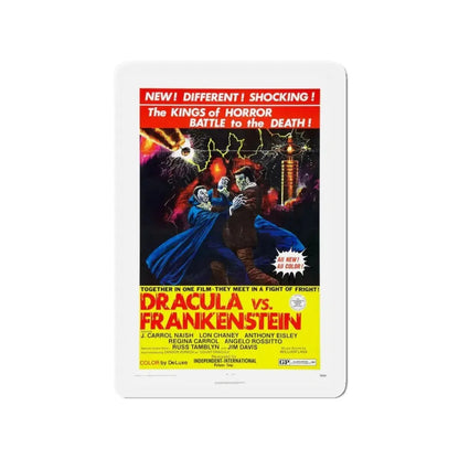 DRACULA VS. FRANKENSTEIN 1971 Movie Poster - Refrigerator Magnet - The Sticker Space