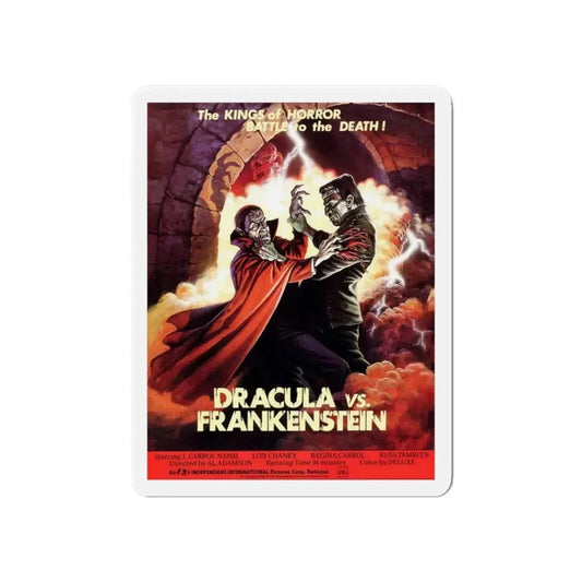 DRACULA VS. FRANKENSTEIN (2) 1971 Movie Poster - Refrigerator Magnet 6 Inch - The Sticker Space