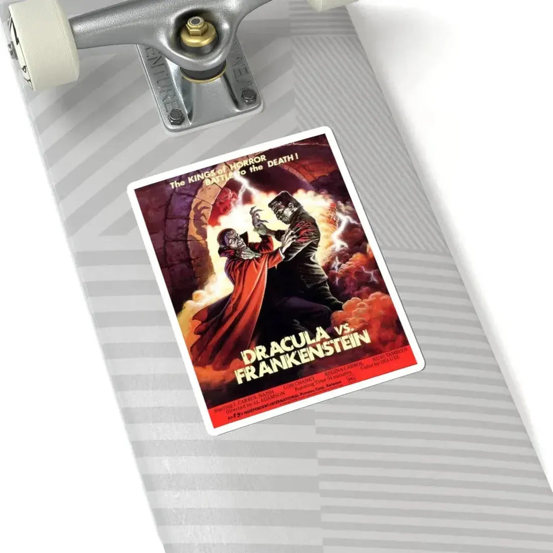 DRACULA VS. FRANKENSTEIN (2) 1971 Movie Poster - STICKER Vinyl Kiss-Cut Decal - The Sticker Space