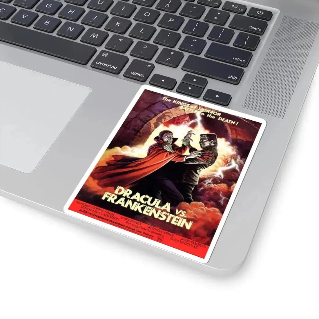 DRACULA VS. FRANKENSTEIN (2) 1971 Movie Poster - STICKER Vinyl Kiss-Cut Decal - The Sticker Space