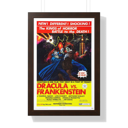 DRACULA VS. FRANKENSTEIN 1971 - Framed Movie Poster-16″ x 24″-The Sticker Space