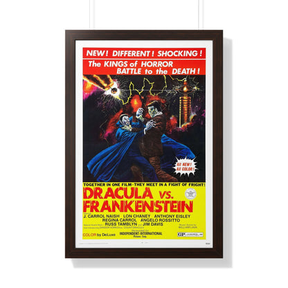 DRACULA VS. FRANKENSTEIN 1971 - Framed Movie Poster-20" x 30"-The Sticker Space