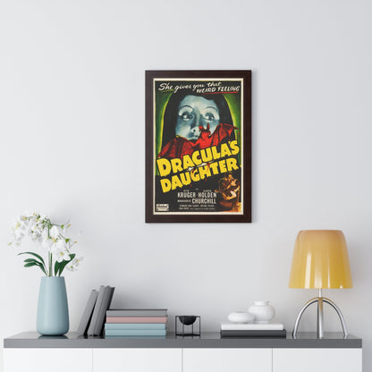 DRACULA'S DAUGHTER 1936 - Framed Movie Poster-The Sticker Space