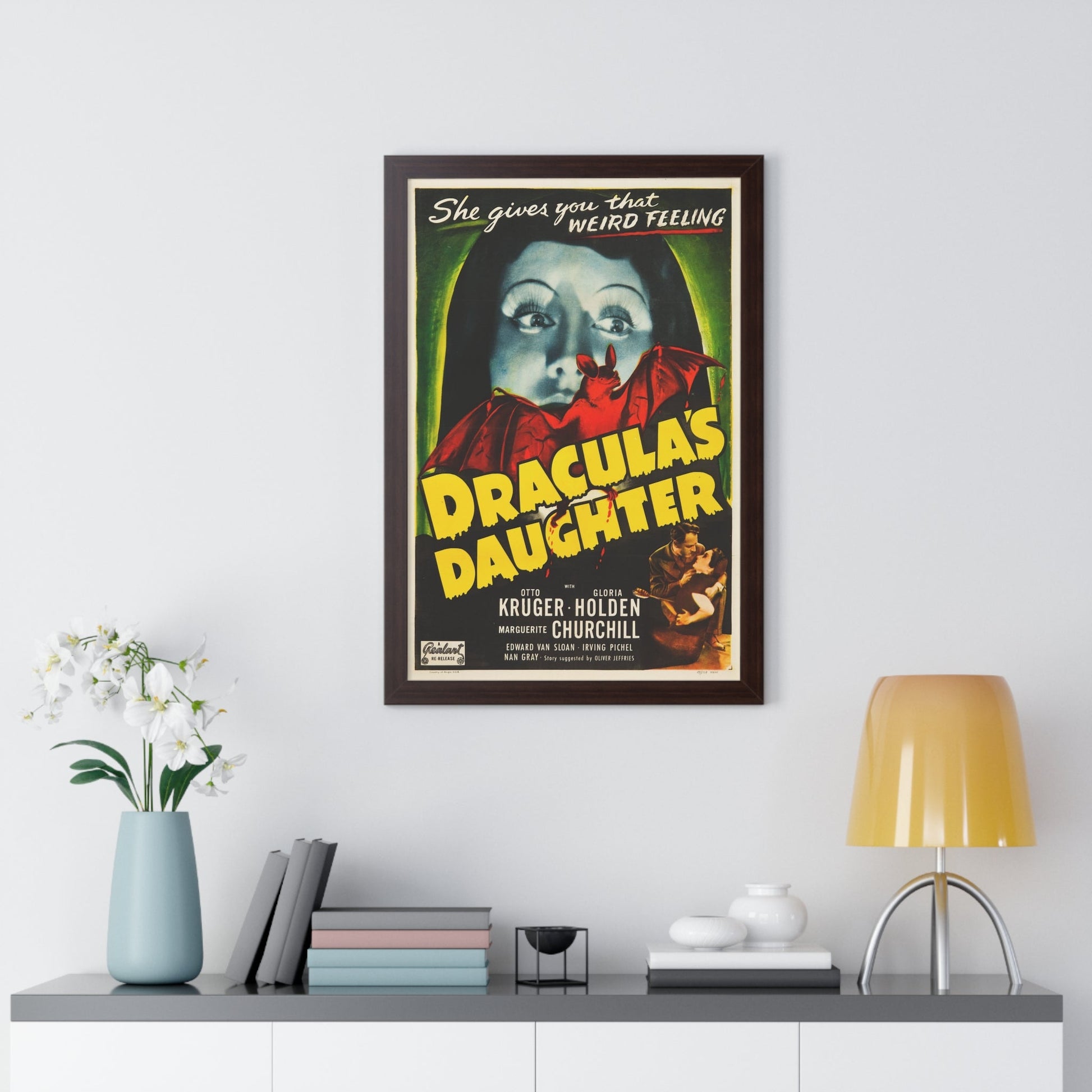 DRACULA'S DAUGHTER 1936 - Framed Movie Poster-The Sticker Space