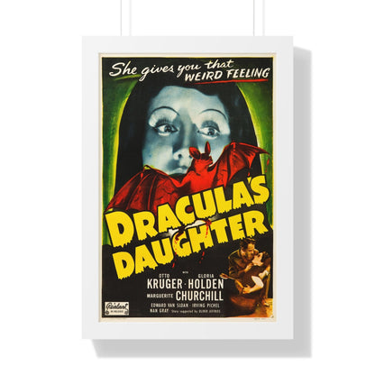 DRACULA'S DAUGHTER 1936 - Framed Movie Poster-16″ x 24″-The Sticker Space