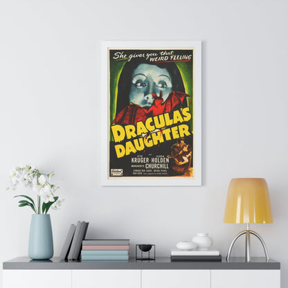 DRACULA'S DAUGHTER 1936 - Framed Movie Poster-The Sticker Space