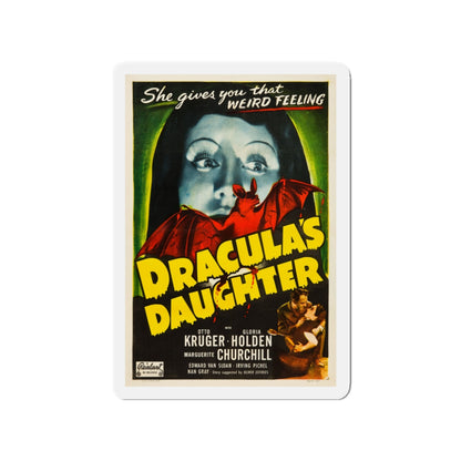 DRACULA'S DAUGHTER 1936 Movie Poster - Die-Cut Magnet-3" x 3"-The Sticker Space