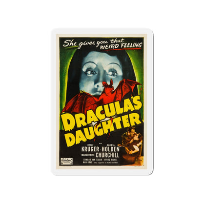 DRACULA'S DAUGHTER 1936 Movie Poster - Die-Cut Magnet-4" x 4"-The Sticker Space