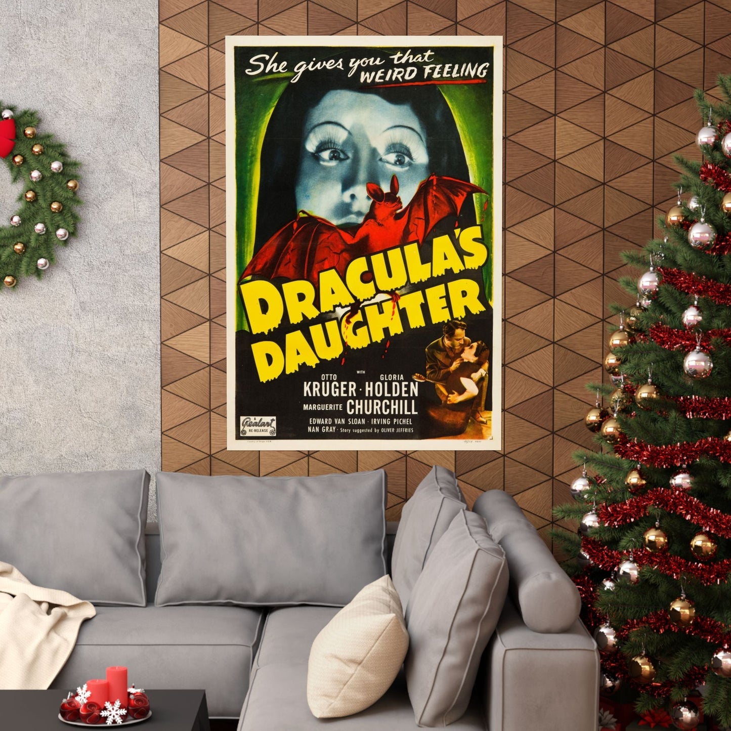 DRACULA'S DAUGHTER 1936 - Paper Movie Poster-The Sticker Space