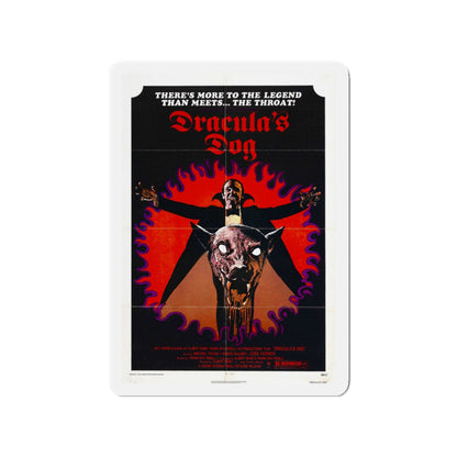 DRACULA'S DOG 1977 Movie Poster - Die-Cut Magnet-3" x 3"-The Sticker Space