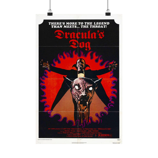 DRACULA'S DOG 1977 - Paper Movie Poster-12″ x 18″-The Sticker Space