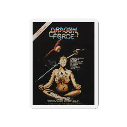 DRAGON FORCE 1982 Movie Poster - Refrigerator Magnet - The Sticker Space