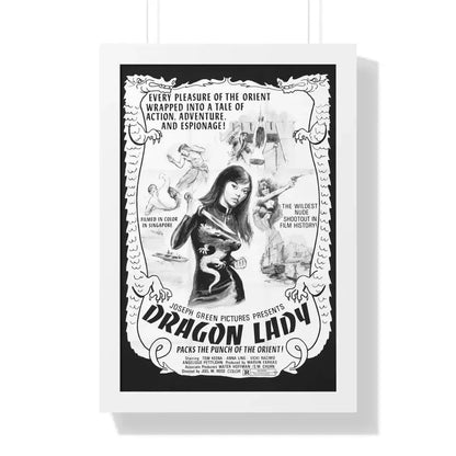 DRAGON LADY 1992 - Framed Movie Poster - The Sticker Space
