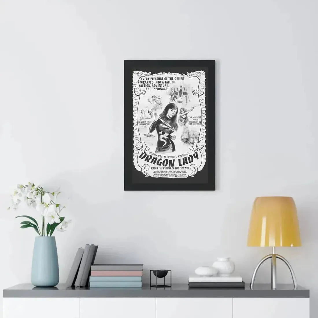 DRAGON LADY 1992 - Framed Movie Poster - The Sticker Space